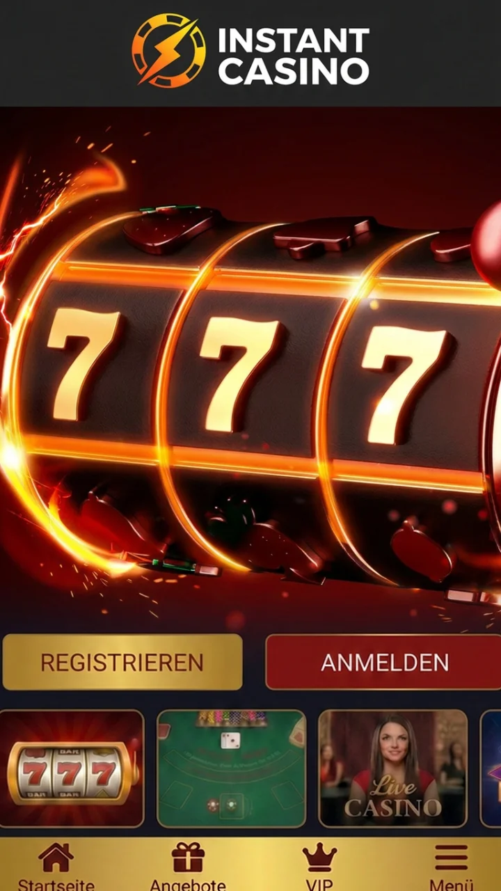 Instant Casino mobile app