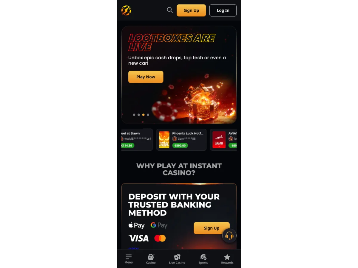 Instant Casino